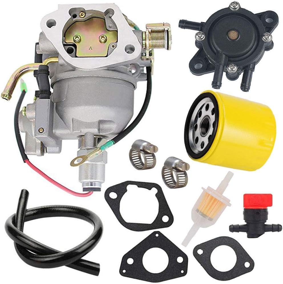 Carburetor with Fuel Pump Oil Filter Pack of 2 P893235