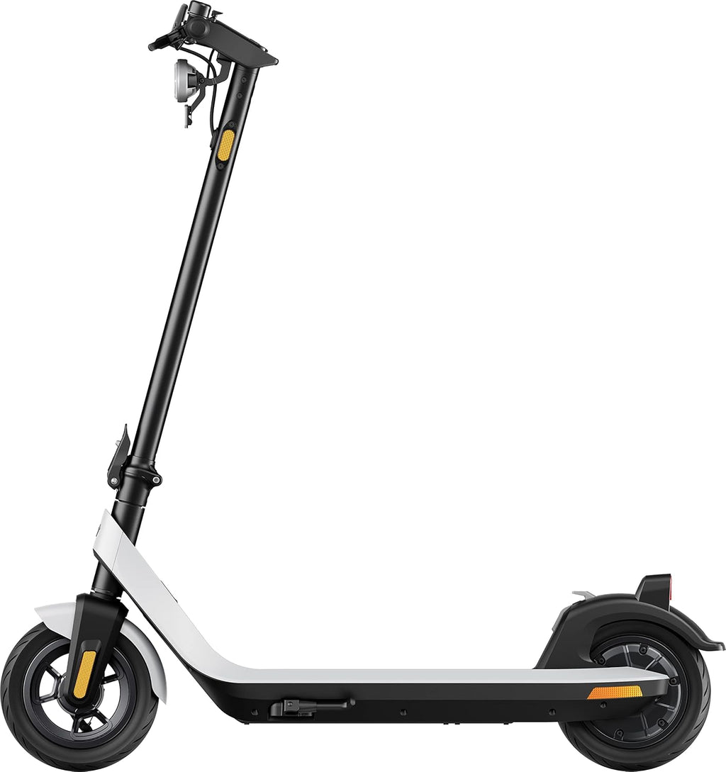 NIU Electric Scooter for Adults - 350W Power, 31 Miles Range, Max 20MPH, Wider Deck, 9.5'' Tubeless Fat Tires, Portable Folding Commuting E Scooter, UL Certified G556279