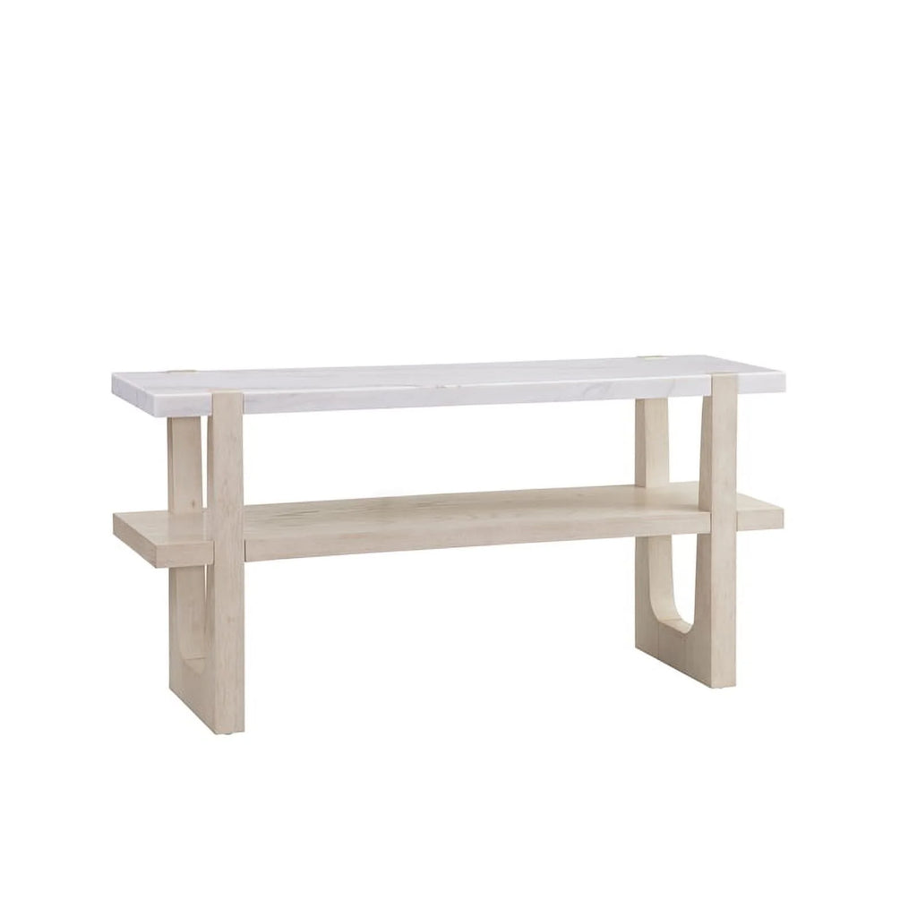 Marble Console Table in Sun-Bleached Ash Brown K39771
