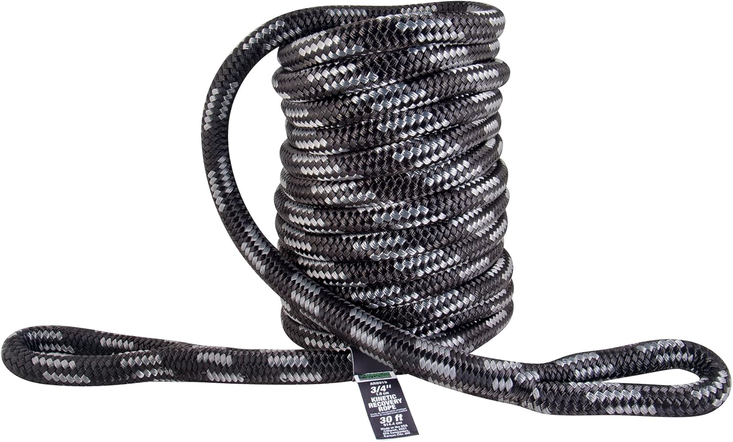 Heavy Duty Off-Road Tow Strap Recover 19,000 Lbs 3/4 x 30’ B698965