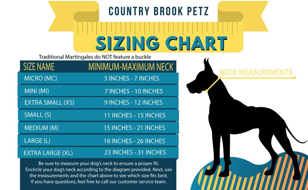 Large Martingale Dog Collar R94004