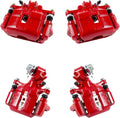 Red Powder Coated Caliper Assembly Set Kit Z147559