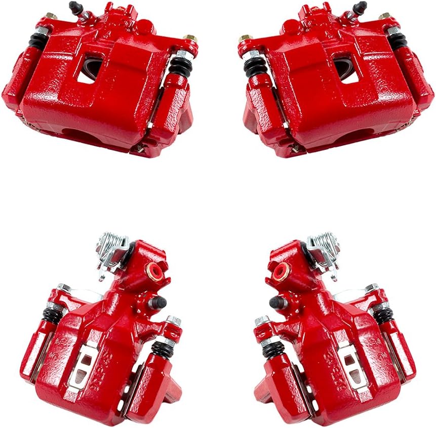 Red Powder Coated Caliper Assembly Set Kit Z147559