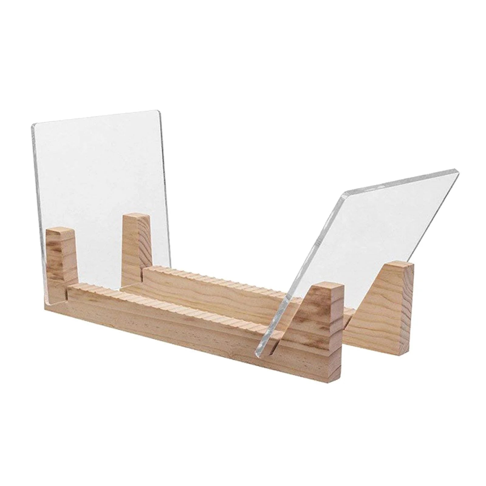 Acrylic Record Storage Holder Tabletop CD Display Rack X30063
