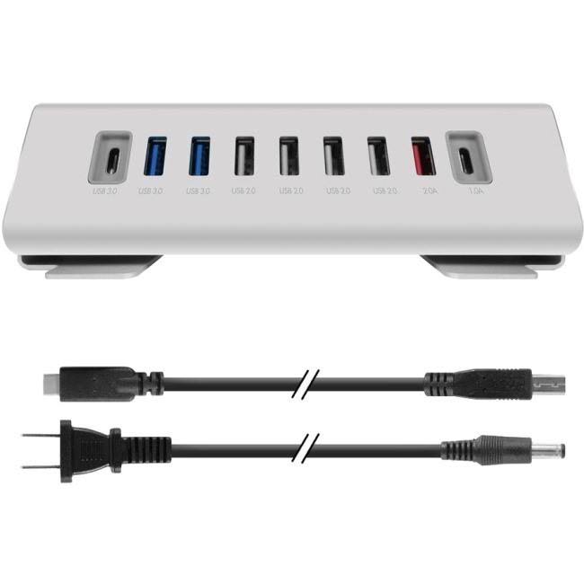USB-C to 9 Port USB-A / USB-C Hub & Charger I689075