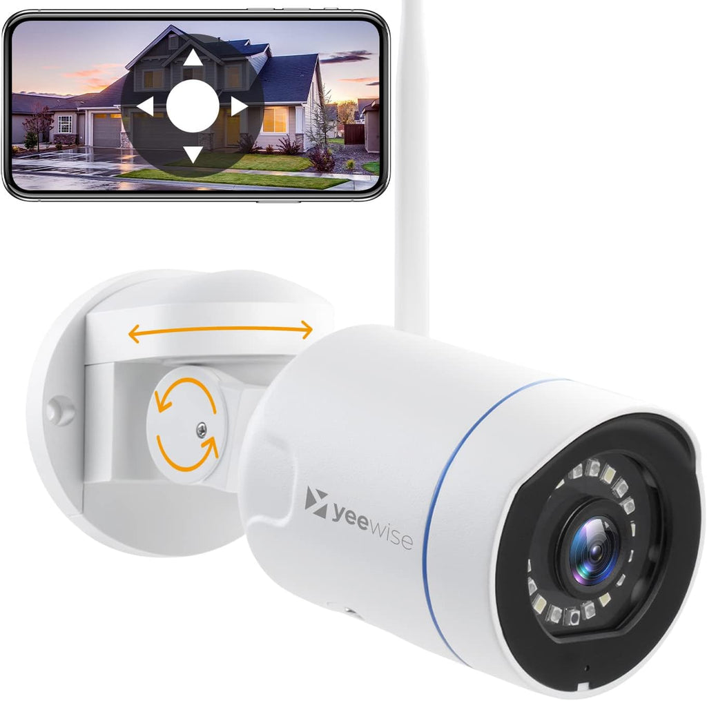 3MP Pan Tilt Wireless Security Camera Outdoor with Color Night Vision B8617
