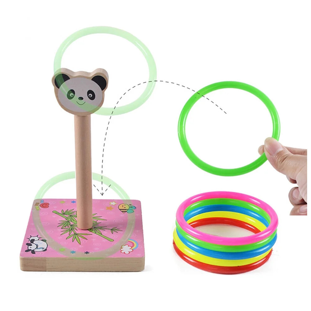 Ring Toss Toy Game Wooden Toys M17910