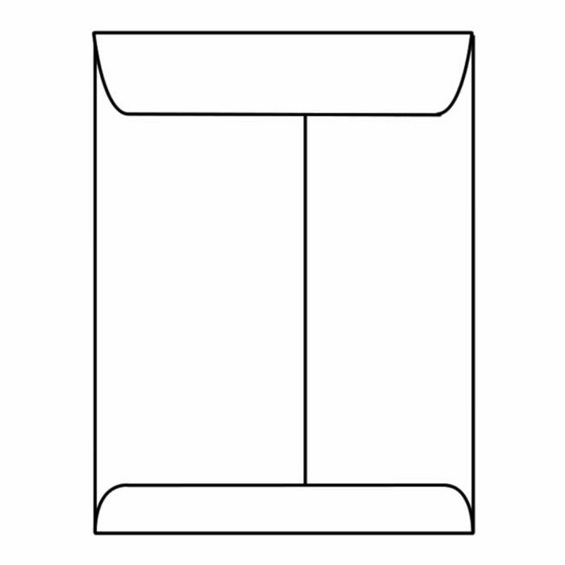 6 x 9 inch White Open End Catalog Envelopes, Box of 500 G4838