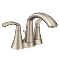 Brushed Nickel Double Handle Bathroom Faucet I73392