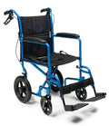 Deluxe Aluminum Transport Chair Blue Celeste Y137266