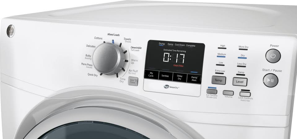 White Electric Dryer R15722