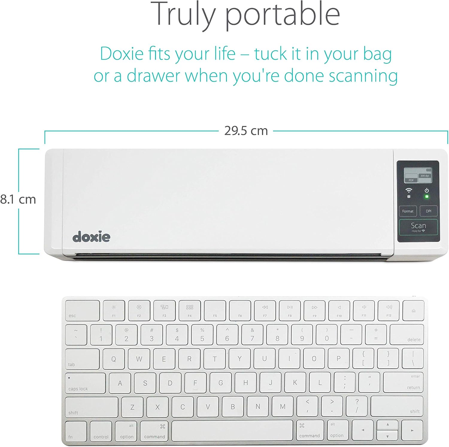 Rechargeable Document Scanner with ADF and Wi-Fi B145