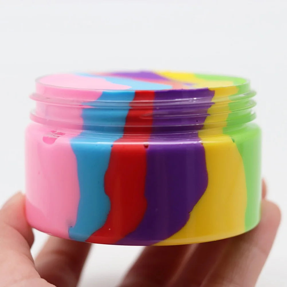 Rainbow Slime Putty Clay Plasticine Kids Toys Y372