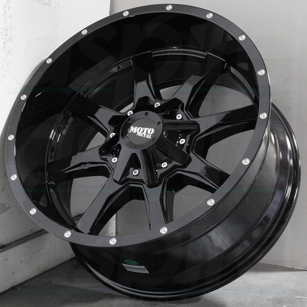 20x10 6x135/6x5.5" -24mm Gloss Black Wheel Rim 20" Inch T55740