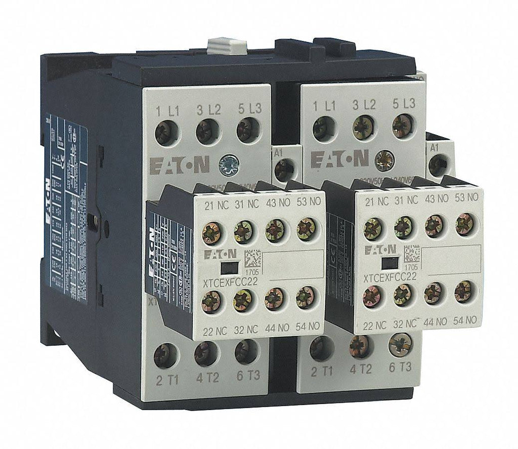 Magnetic Contactor, 3 Poles, Reversing, 18 A M24430