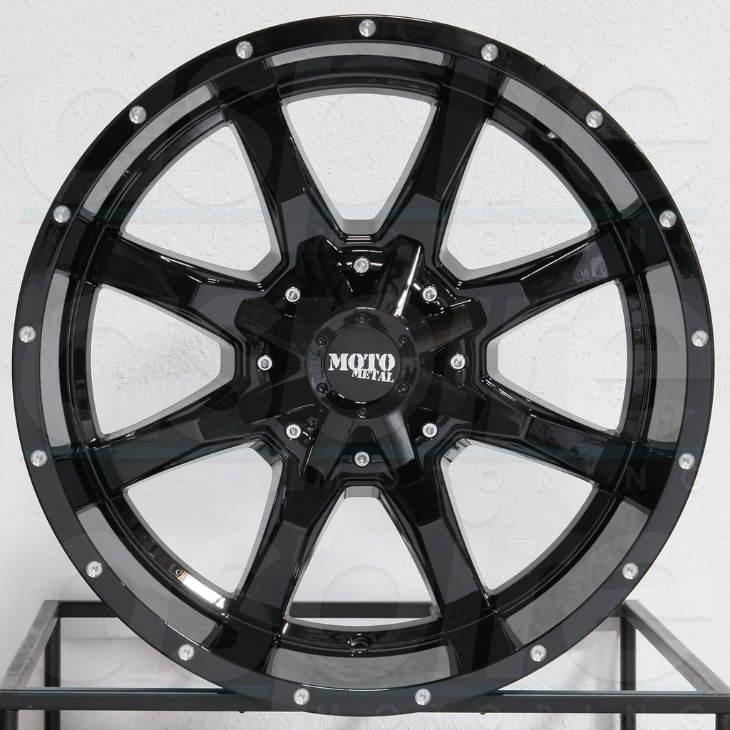 20x10 6x135/6x5.5" -24mm Gloss Black Wheel Rim 20" Inch T55740