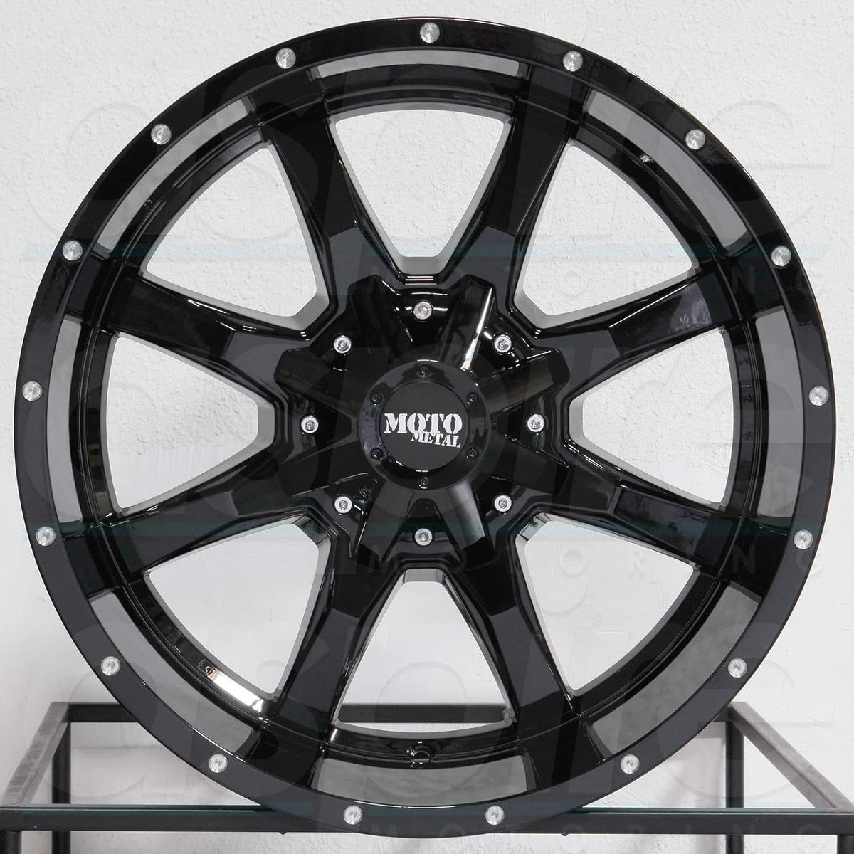 20x10 6x135/6x5.5" -24mm Gloss Black Wheel Rim 20" Inch T55740