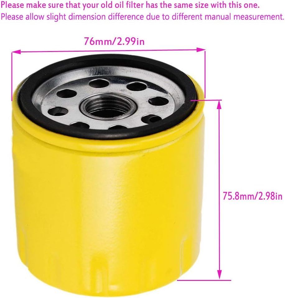 Carburetor with Fuel Pump Oil Filter Pack of 2 P893235