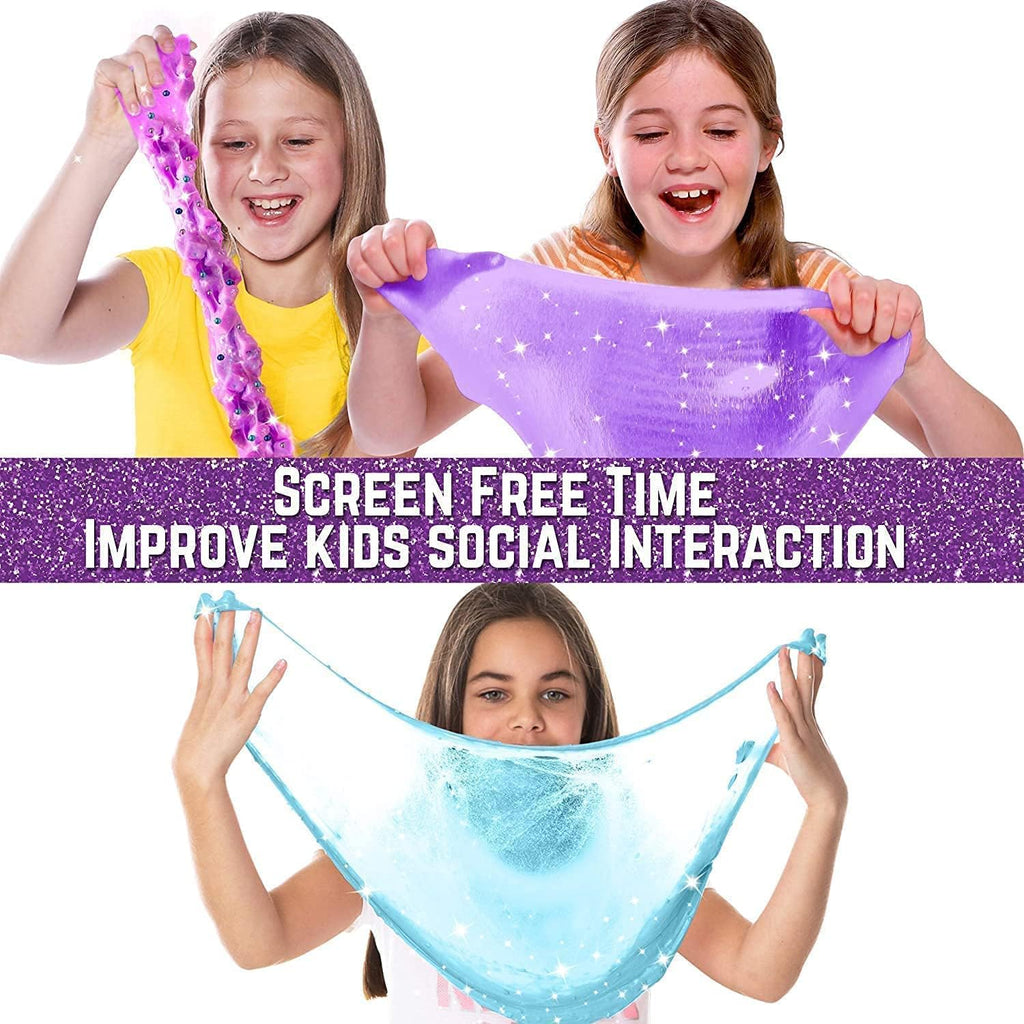 Egg Surprise Galaxy Slime Kit, 41 Pieces, 9.5 Inches High R571