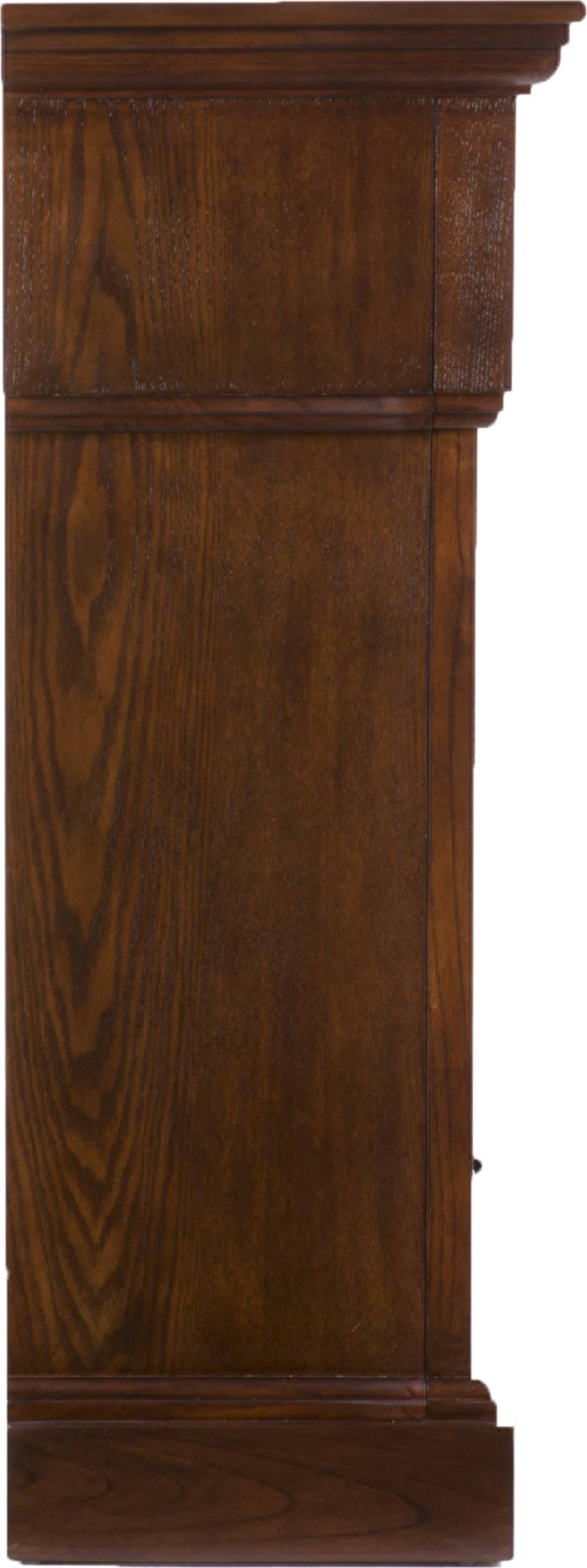 Espresso Carved Electric Fireplace J562