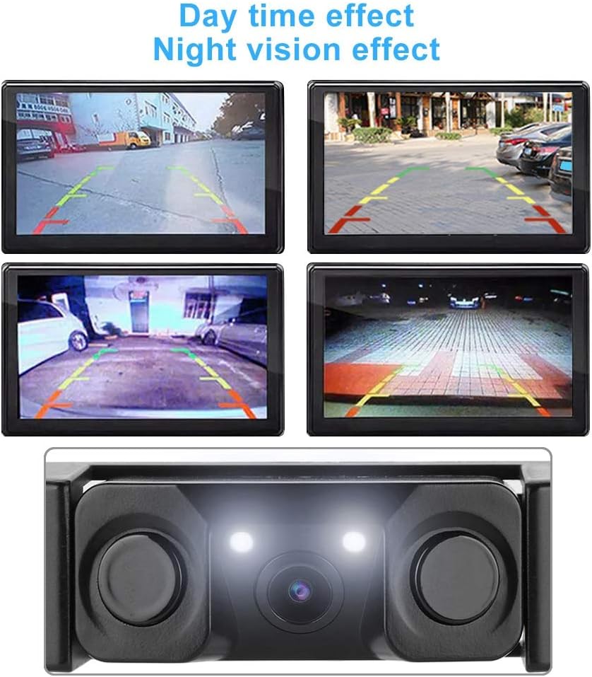 License Plate Frame Backup Camera Parking Sensor, IP67 Waterproof, Pack of 2 E50215