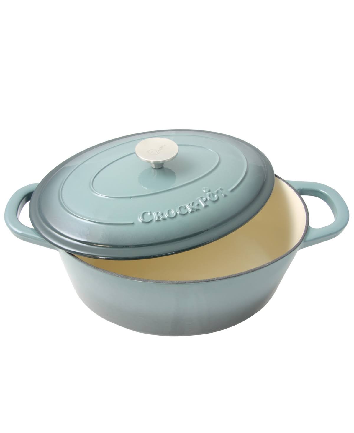 7 qt Oval Cast Iron Dutch Oven P823