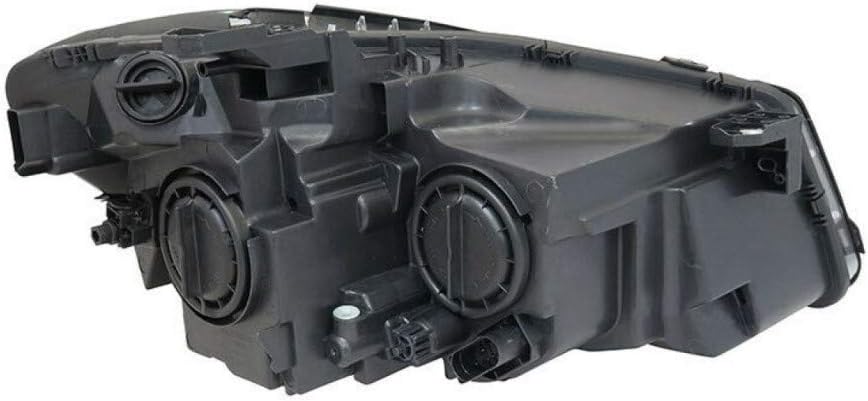 Passenger Side Headlight Assembly Black Housing W15433