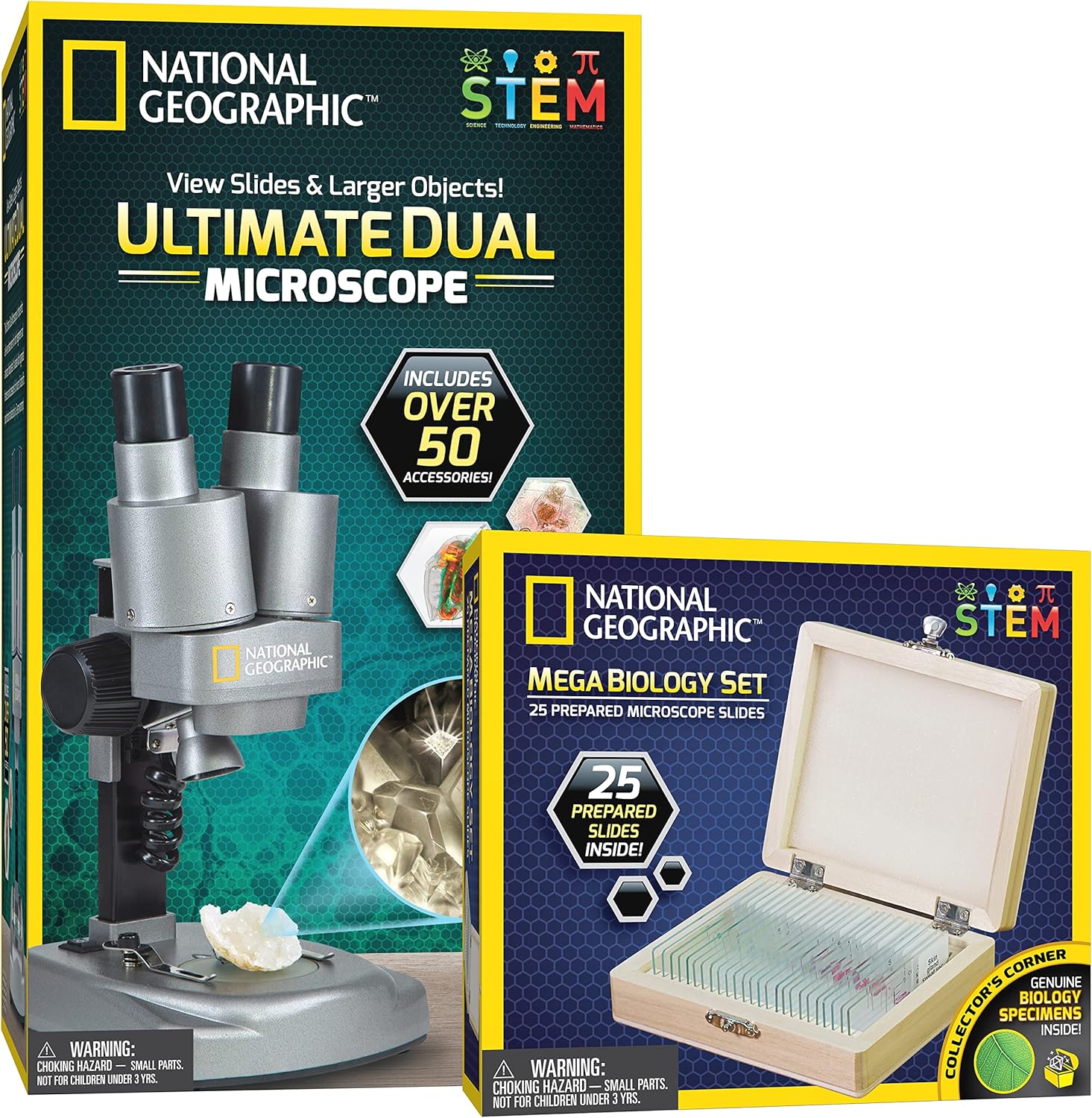 Microscope Science Kit with 35 Slides and Covers Y2326