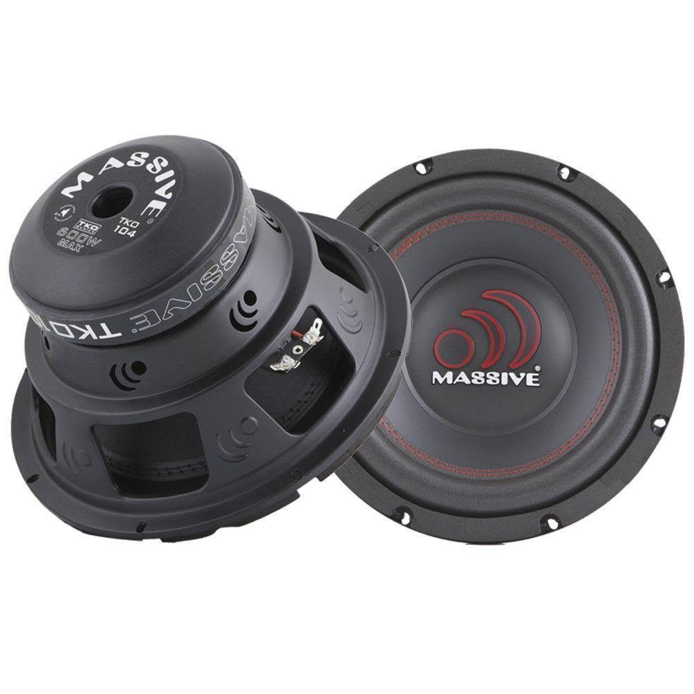 10 inch Dual 4 Ohm 600 Watt Subwoofer (2 Pack) Q6709