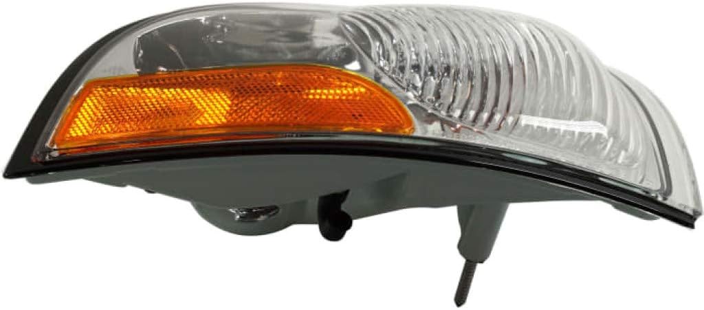 Passenger Side Corner Light for Nissan Quest 1999-2002, Clear & Amber Lens, Pack of 2 T951514