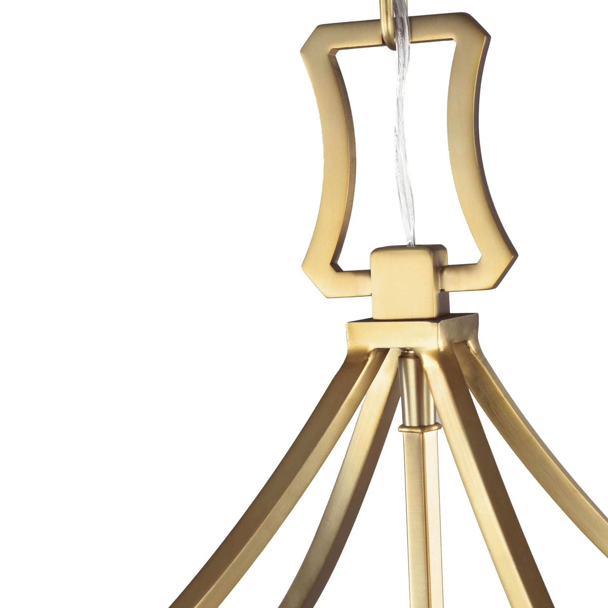Polished Nickel Four Light Lantern Y381