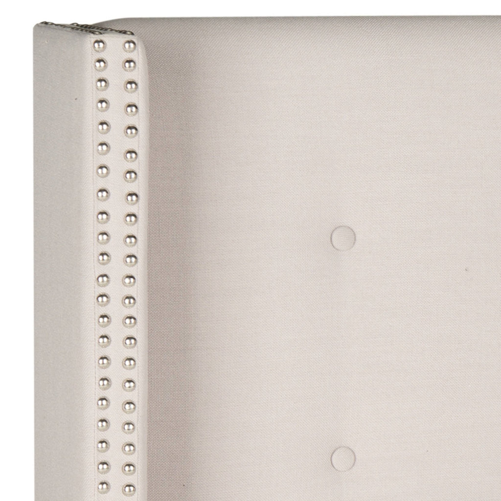 Taupe Tufted Winged Headboard Twin X813