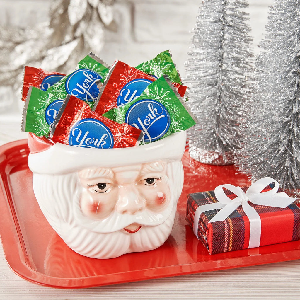 Dark Chocolate Peppermint Patties Snowflakes Candy, Bag 9.6 oz O328024
