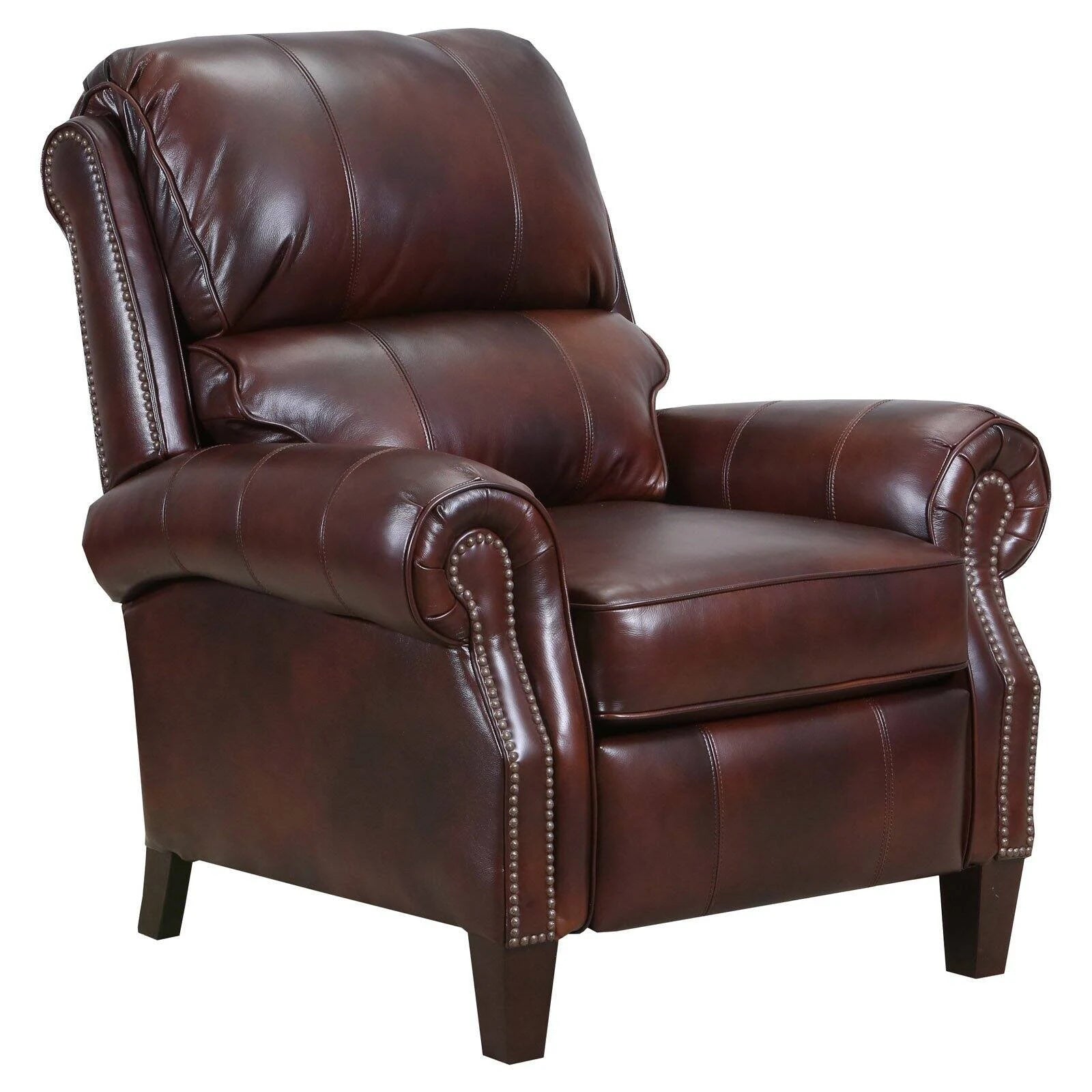 Walnut High Leg Recliner E4272