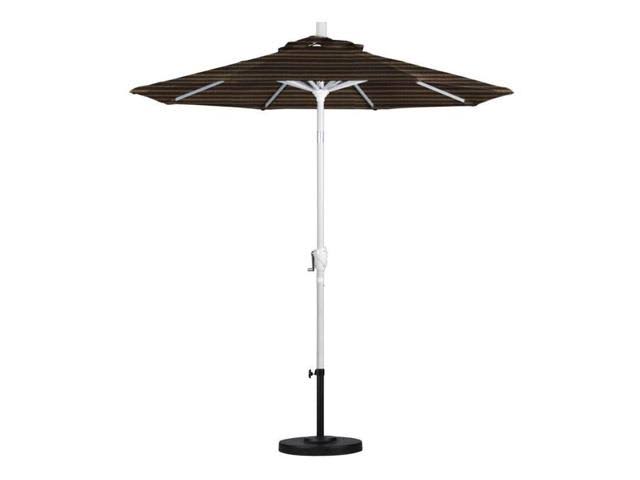 7.5 ft. Matte White Aluminum Patio Umbrella H7773
