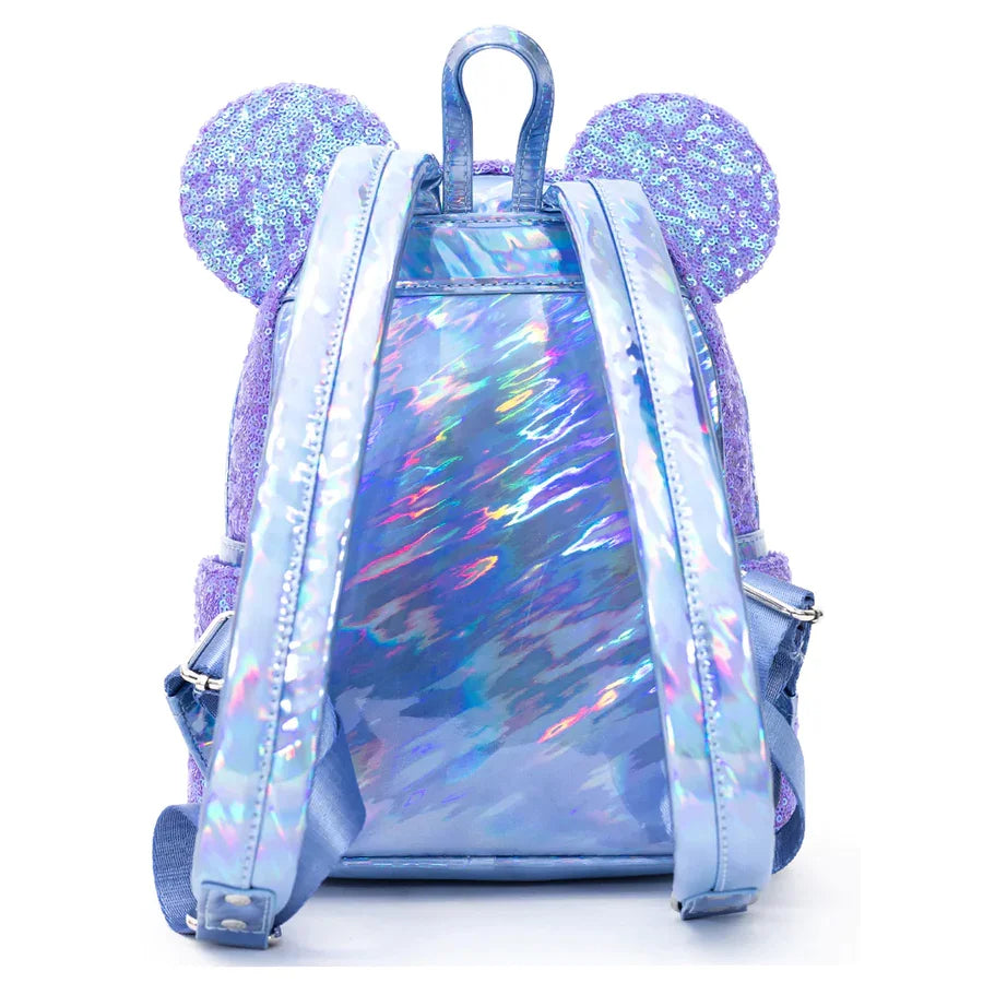 Purple Sequin Mini Backpack L366978