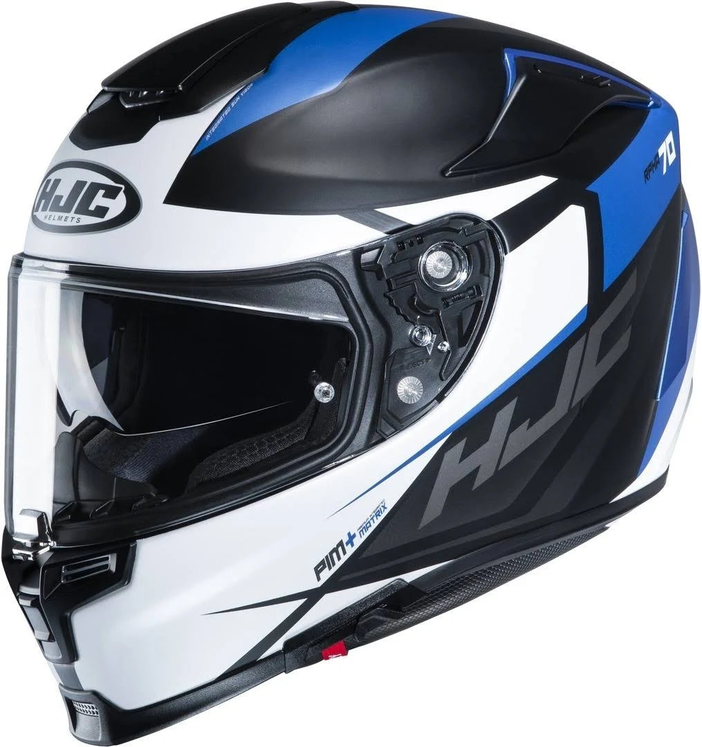Black-White-Blue Size L Helmet D637