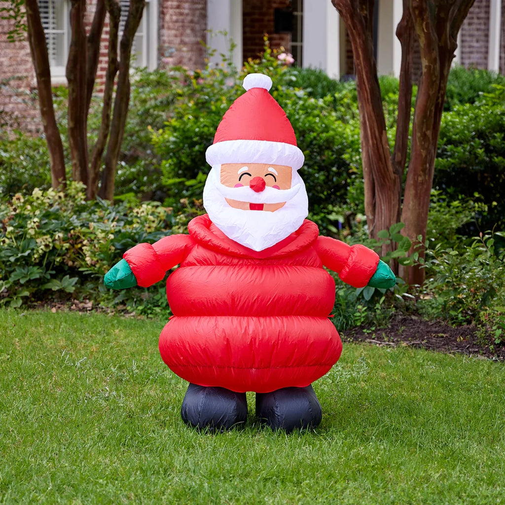 Lighted Christmas Inflatable Santa N2999