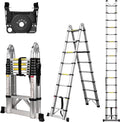 Telescoping Aluminum Extension Ladder, 16.5 Ft, 330 lb I295680