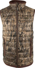 Camo Double Down Layering Hunting Vest, XXL, Brown K825845