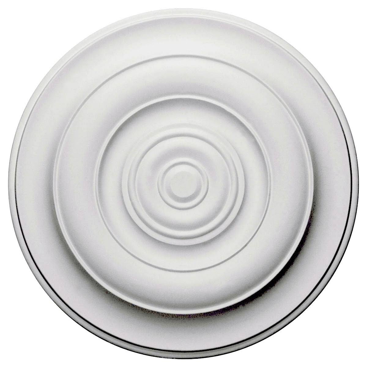 18x22OD x 1 1/2x22P Hand-Painted Ceiling Medallion J9503
