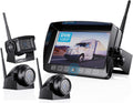 1080P Wireless Backup Camera System with 10 Inch DVR 4 Split Monitor Z344