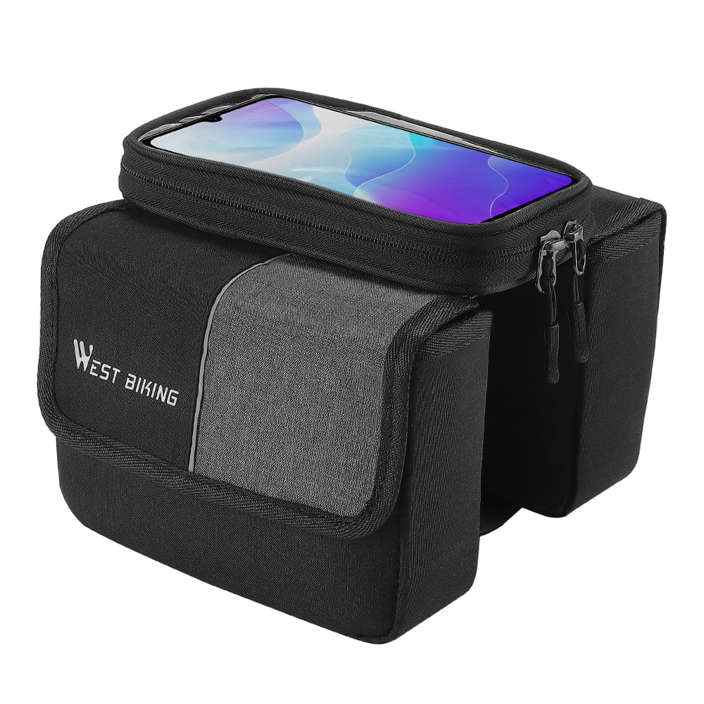Double Zipper Cycling Bag for Bike Frame R807274