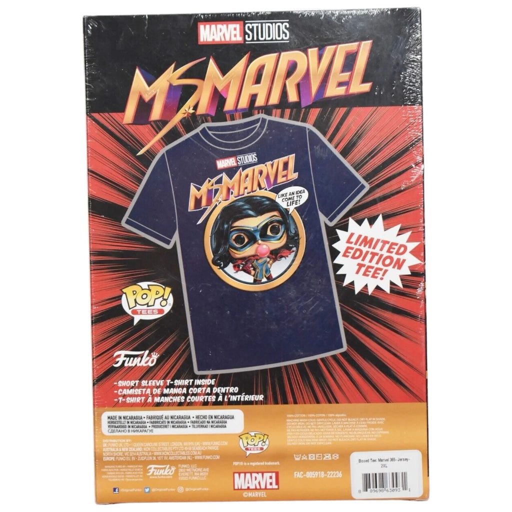 Ms. Marvel Black T-Shirt Boxed, 2XL E655