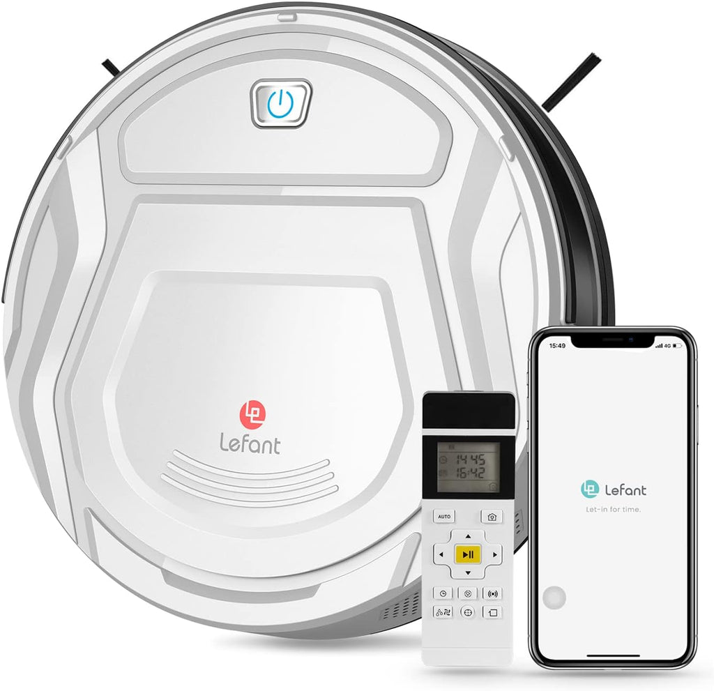 Robot Vacuum Cleaner, 1800Pa Suction, Slim, Quiet, Self-Charging O9395