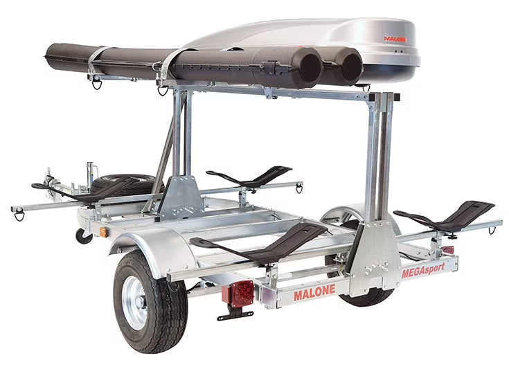 Low Bed Trailer package with Spare, MegaWings, Cargo Box, Rod Tubes X9488