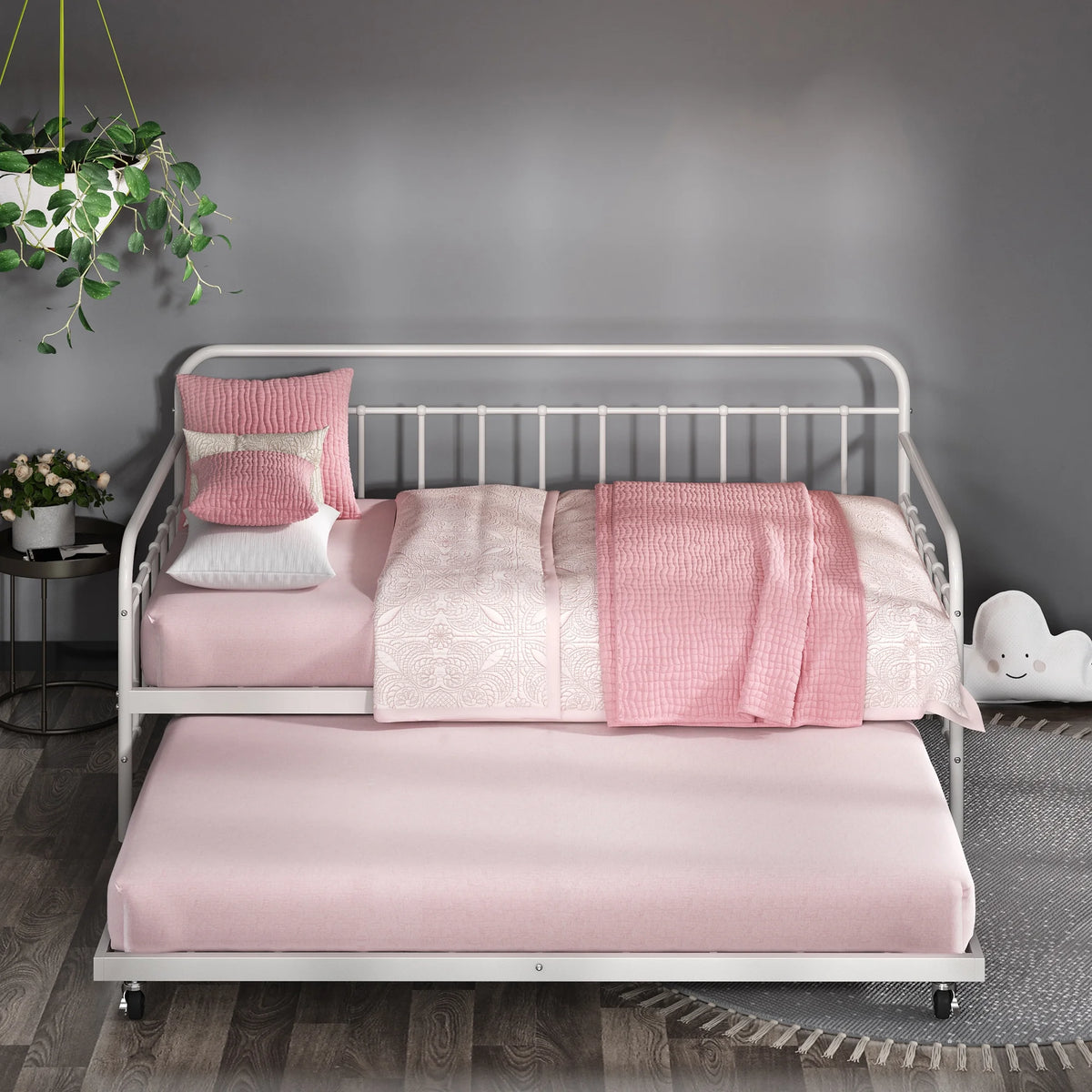 Metal Daybed with Trundle X951