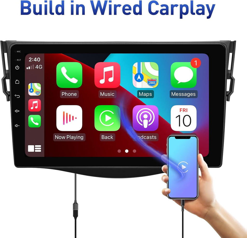 Car Radio in Dash Navigation with Bluetooth Backup Camera U70242