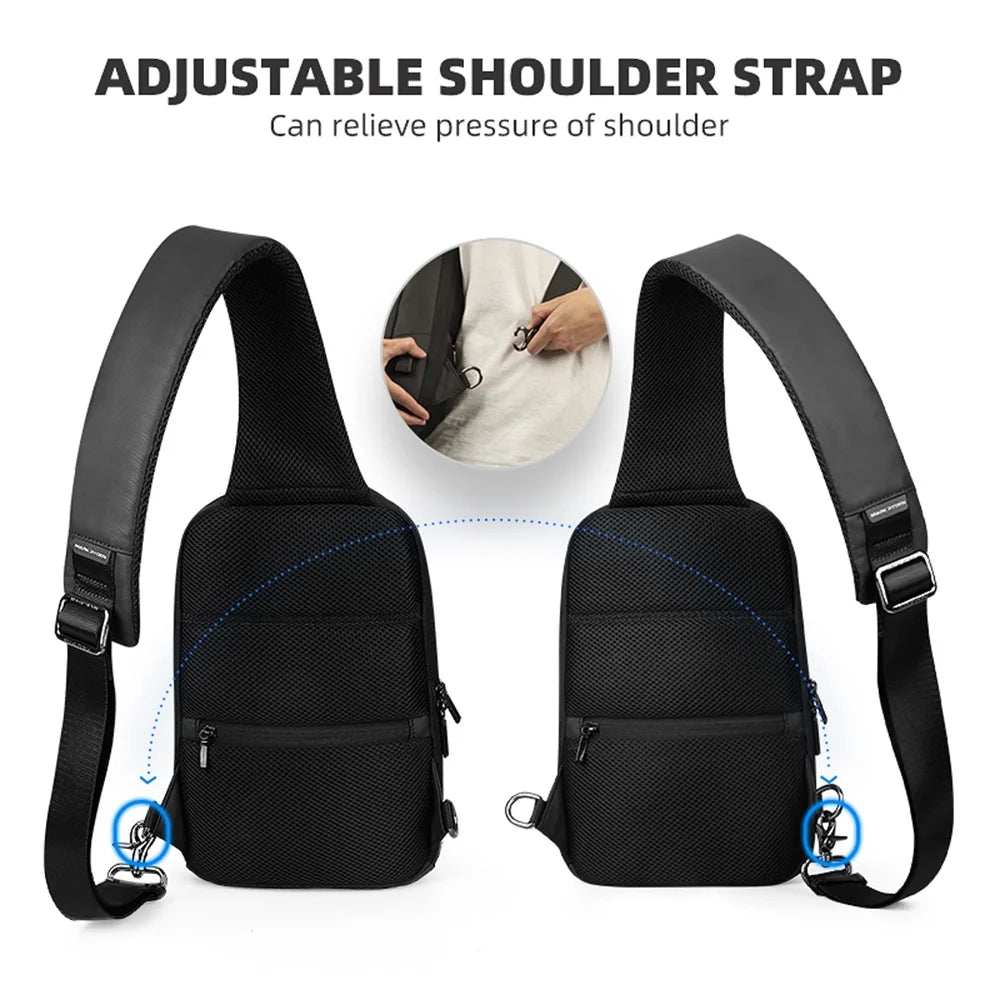 Chest Bag with USB Lock L284