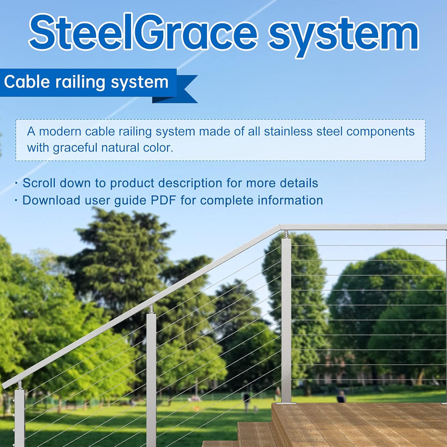 2pack Weldless L-Shape Handrail Connector Black POM for 90° Corner Thin Rectangle Top Rail Cable Railing System J8448